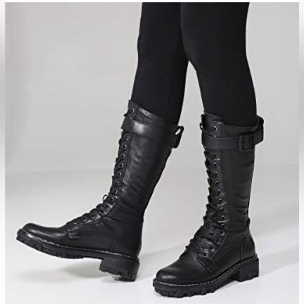 Rag & Bone Shiloh Combat Boot Size 38.5 Us 8.5 Ne… - image 1